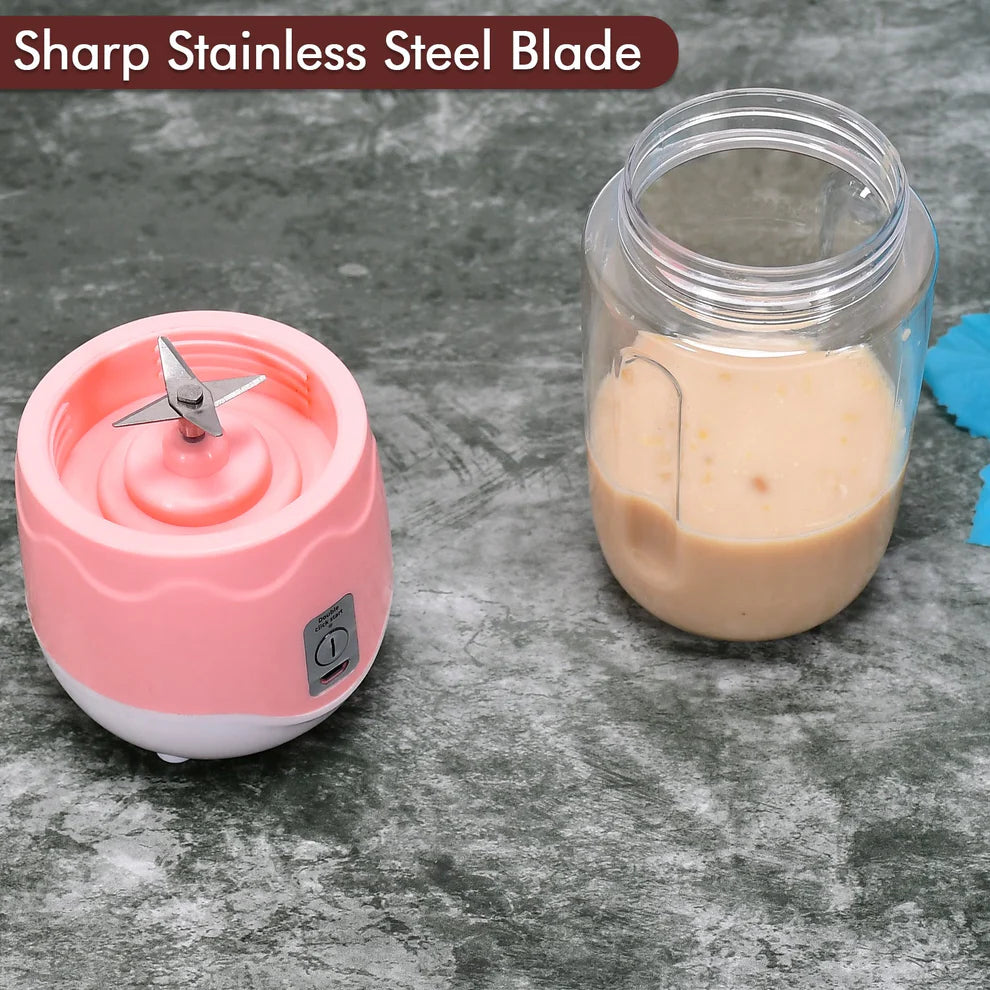 Portable Juicer Blender, Mini Handheld Blender with 4 Blades