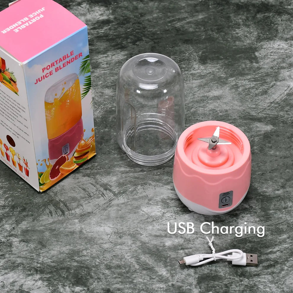 Portable Juicer Blender, Mini Handheld Blender with 4 Blades