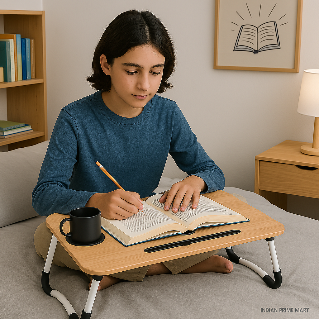 Foldable Wooden Mini Study / Laptop Table