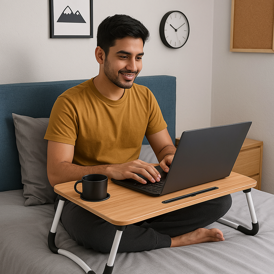 Foldable Wooden Mini Study / Laptop Table